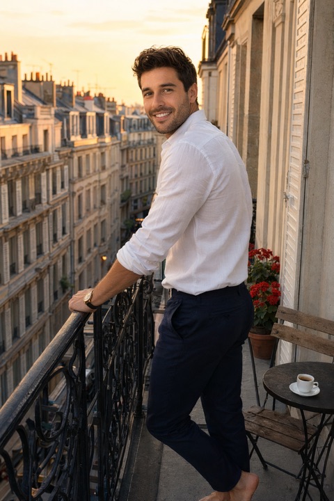How to Take Dating Profile Pictures (at Home) — PhotoDating portrait example